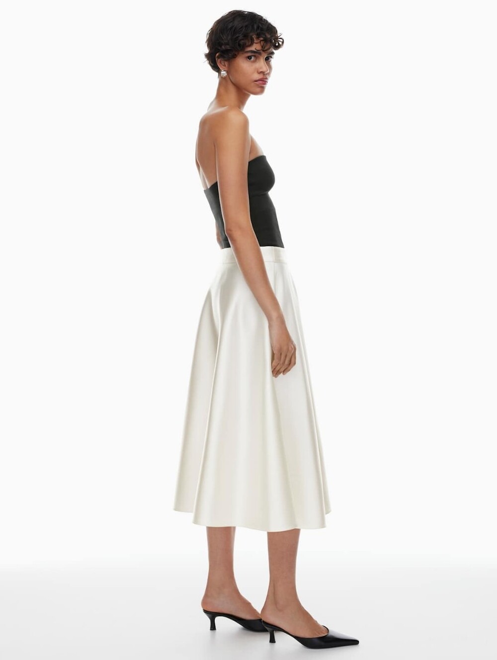 Aritzia Babaton Futurism Satin Skirt - Picture 2 of 10